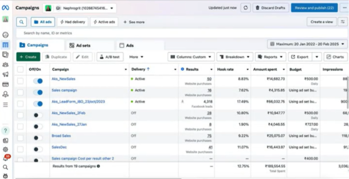 Lead Campaign Result 1